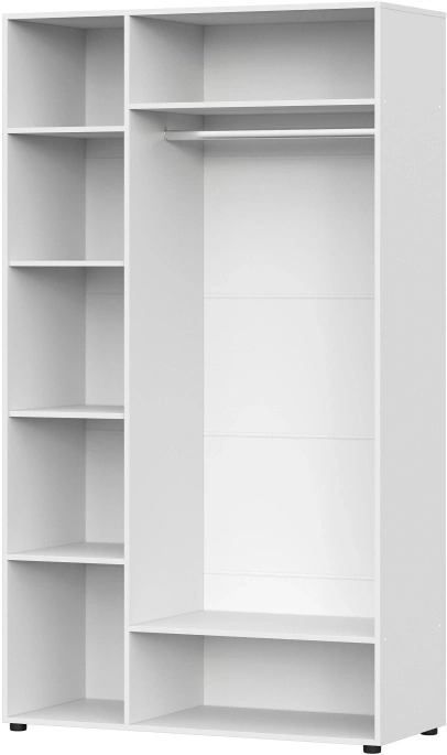 Шкаф трехстворчатый Валенсия, белый текстурный