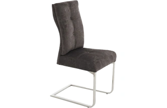 Стул Модерн, мягкий, милано 12, велюр, каркас хром