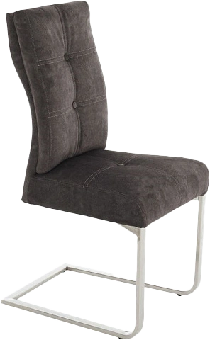 Стул Модерн, мягкий, милано 12, велюр, каркас хром
