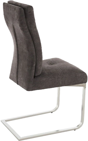 Стул Модерн, мягкий, милано 12, велюр, каркас хром