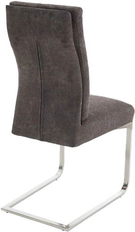 Стул Модерн, мягкий, милано 12, велюр, каркас хром