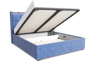 Кровать Женева 1, мягкая, полутораспальная, 140x200, Ловерс 22