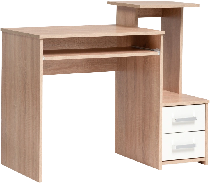Стол компьютерный Джаз-24, правый, дуб сонома