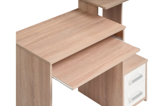 Стол компьютерный Джаз-24, правый, дуб сонома