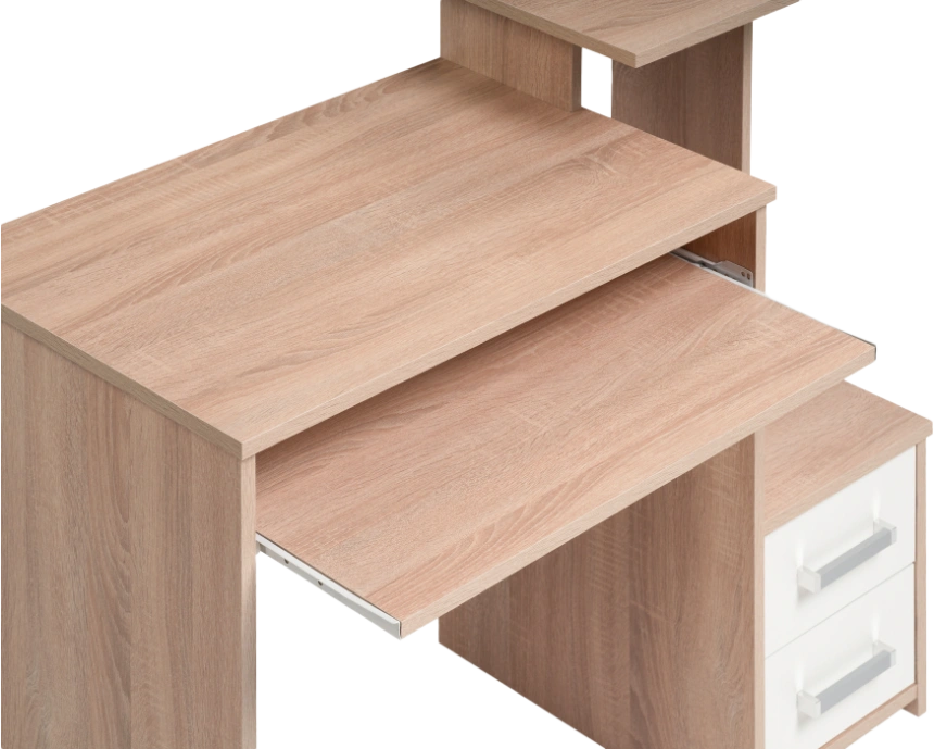 Стол компьютерный Джаз-24, правый, дуб сонома