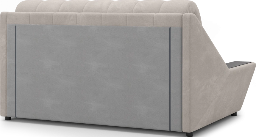 Диван прямой Канзас 140, модель 065, Maxx 100 (бежевый) / венге