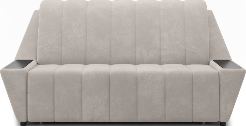 Диван прямой Канзас 140, модель 065, Maxx 100 (бежевый) / венге