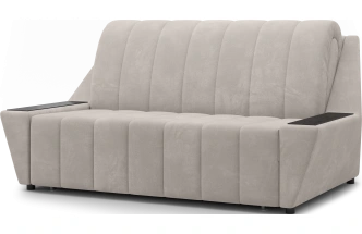 Диван прямой Канзас 140, модель 065, Maxx 100 (бежевый) / венге