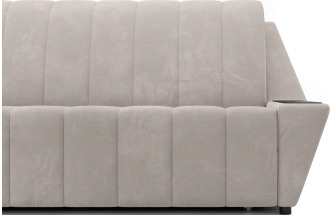 Диван прямой Канзас 140, модель 065, Maxx 100 (бежевый) / венге