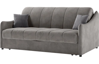 ​Диван прямой Дели 160, модель 032, Ultra Dove​ / Ultra Grey​ (бежевый​)