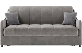 ​Диван прямой Дели 160, модель 032, Ultra Dove​ / Ultra Grey​ (бежевый​)