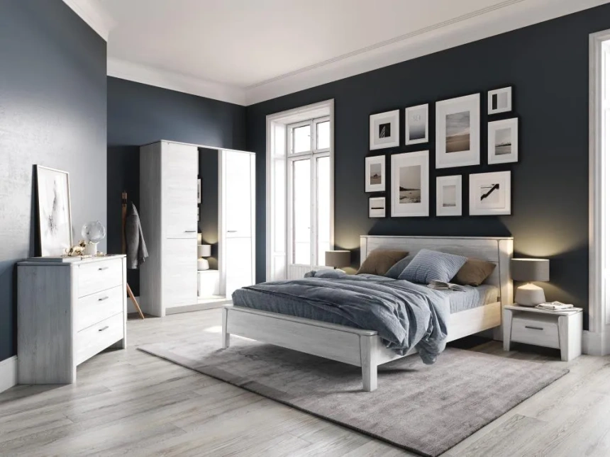 Тумба прикроватная Мальта, с ящиком, дуб винтерберг