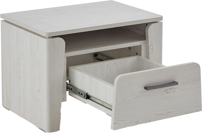 Тумба прикроватная Мальта, с ящиком, дуб винтерберг