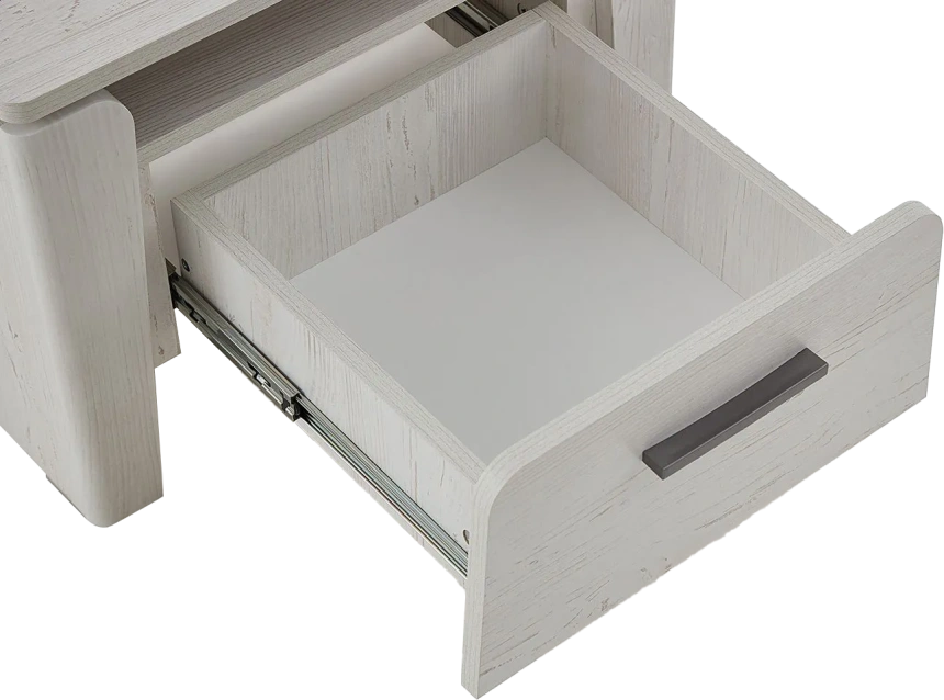 Тумба прикроватная Мальта, с ящиком, дуб винтерберг