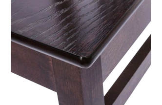 Стул Никас, деревянный, жесткий, орех темный