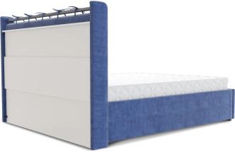 Кровать Женева 1, мягкая, двуспальная, 160x200, Ловерс 22