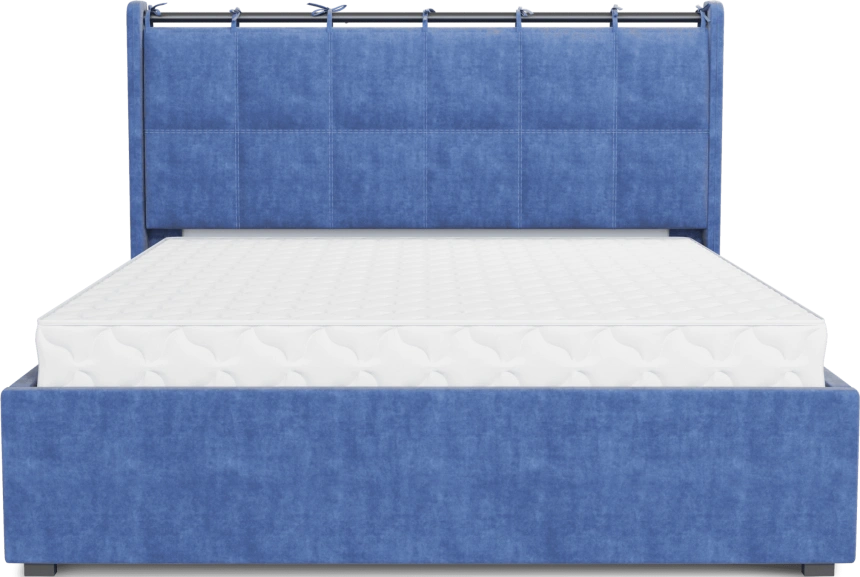 Кровать Женева 1, мягкая, двуспальная, 160x200, Ловерс 22