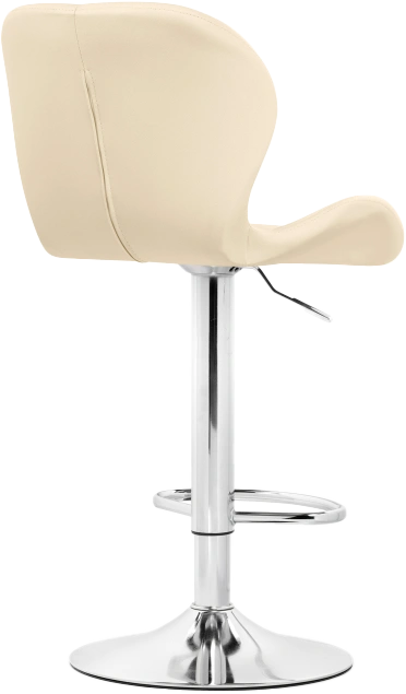 Барный стул Trio, beige / chrome