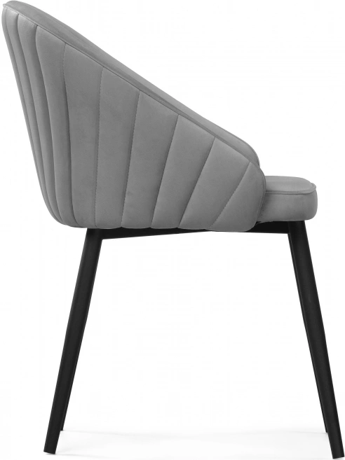 Стул Сутгайн, мягкий, MR-11 серый / черный
