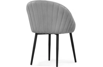 Стул Сутгайн, мягкий, MR-11 серый / черный