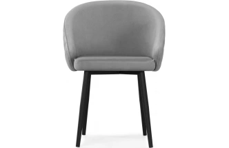 Стул Сутгайн, мягкий, MR-11 серый / черный