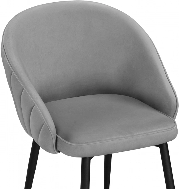 Стул Сутгайн, мягкий, MR-11 серый / черный