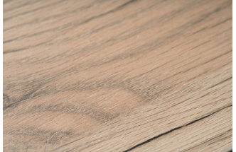 Кухонный стол Тринити Лофт, 120x60, ЛДСП, дуб делано светлый, каркас матовый белый