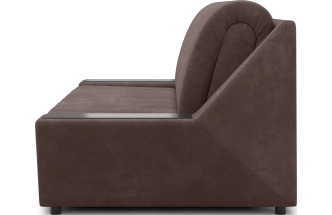 Диван прямой Канзас 140, модель 065, Maxx 235 (коричневый) / венге