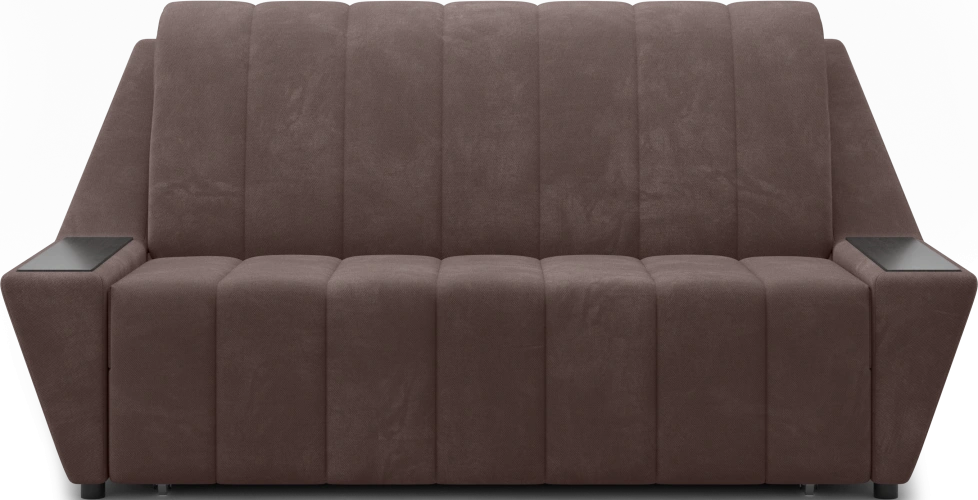 Диван прямой Канзас 140, модель 065, Maxx 235 (коричневый) / венге