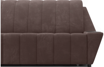 Диван прямой Канзас 140, модель 065, Maxx 235 (коричневый) / венге