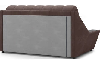 Диван прямой Канзас 140, модель 065, Maxx 235 (коричневый) / венге