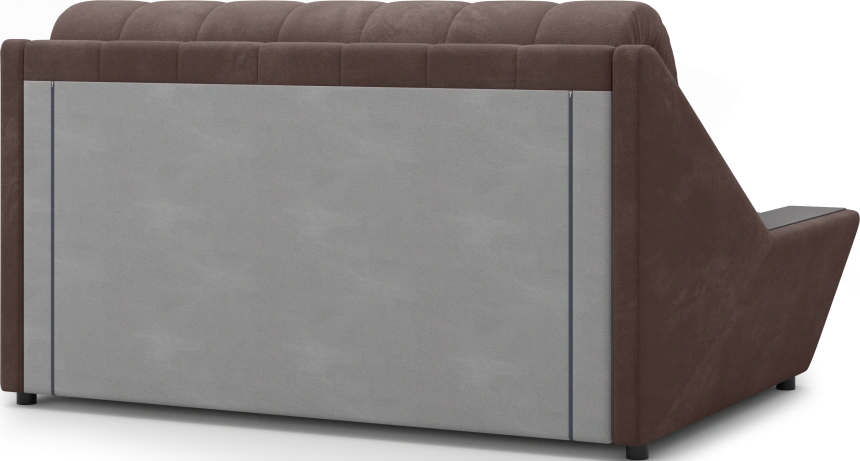 Диван прямой Канзас 140, модель 065, Maxx 235 (коричневый) / венге