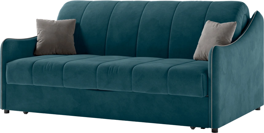 Диван прямой Дели 160, модель 032, Ultra Atlantic​ / Ultra Dove​ (синий)