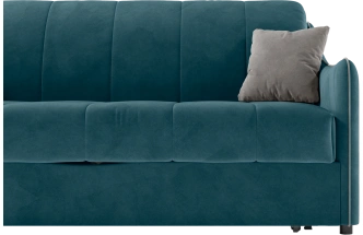 Диван прямой Дели 160, модель 032, Ultra Atlantic​ / Ultra Dove​ (синий)