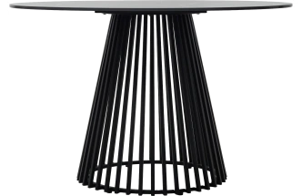 Кухонный стол Terni 120, Matt Black Marble Solid Ceramic Черный мрамор матовый, керамика, Черн.каркас