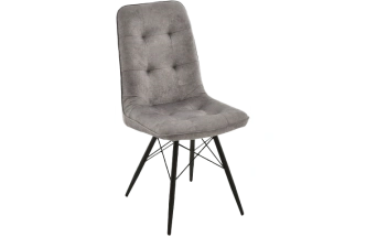 Стул Бордо, мягкий, Loft 06, велюр, каркас паук черный