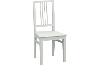Стул Никас, деревянный, жесткий, эмаль белая
