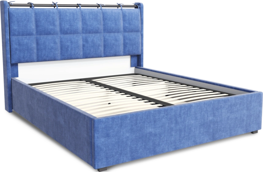 Кровать Женева 1, мягкая, двуспальная, 180x200, Ловерс 22