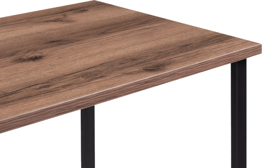 Барная стойка Дилан Лофт, 120x40x90, дуб делано темный, каркас черный