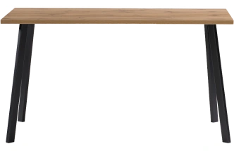 Кухонный стол Тринити Лофт, 120x80, ЛДСП, дуб вотан, каркас черный матовый