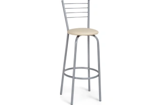 Барный стул Sadov, ваниль в крапинку / светлый мусс