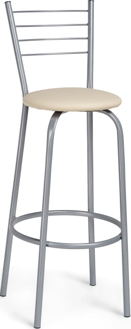 Барный стул Sadov, ваниль в крапинку / светлый мусс