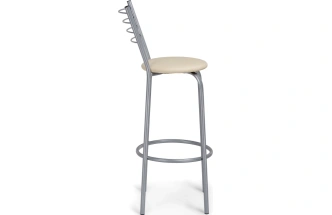 Барный стул Sadov, ваниль в крапинку / светлый мусс