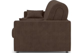 ​Диван прямой Хилтон 160, модель 139, Ultra Chocolate​ (шоколадный) / венге