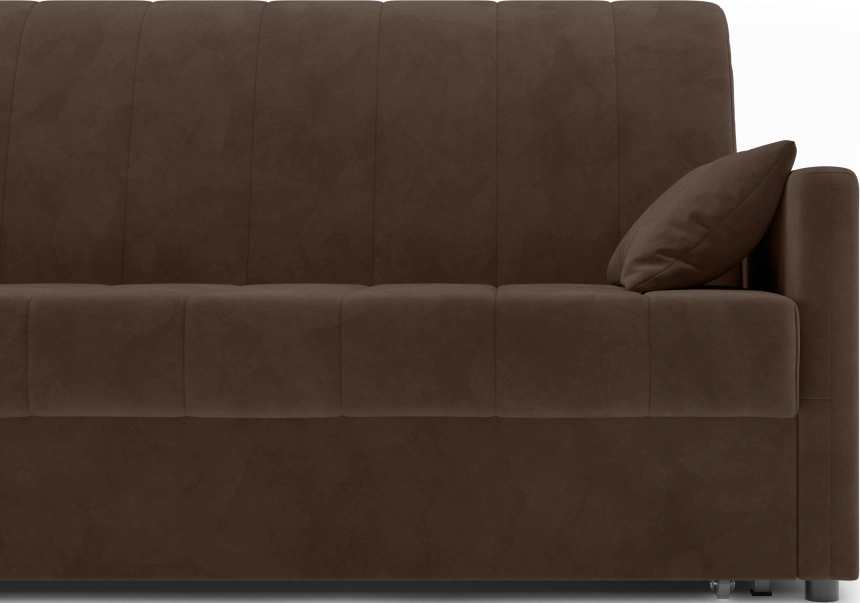 ​Диван прямой Хилтон 160, модель 139, Ultra Chocolate​ (шоколадный) / венге