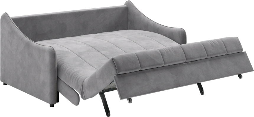 Диван прямой Дели 160, модель 032, Ultra Grey / Ultra Dove (серый)