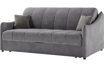 Диван прямой Дели 160, модель 032, Ultra Grey / Ultra Dove (серый)