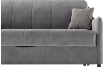 Диван прямой Дели 160, модель 032, Ultra Grey / Ultra Dove (серый)