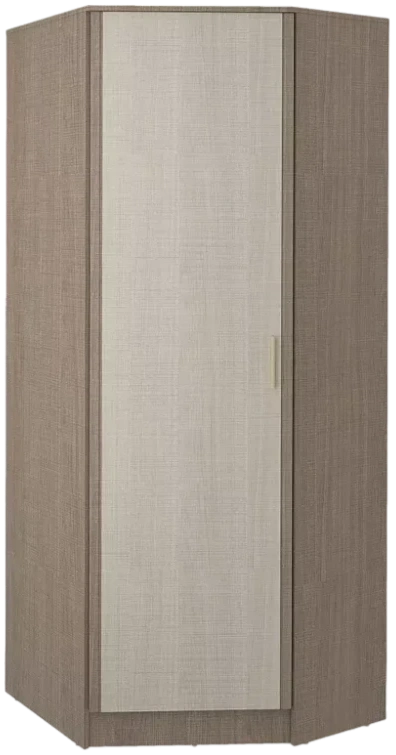 Шкаф угловой Юта, Крослайн карамель / Латте