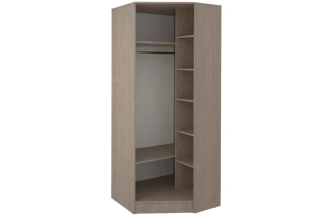 Шкаф угловой Юта, Крослайн карамель / Латте